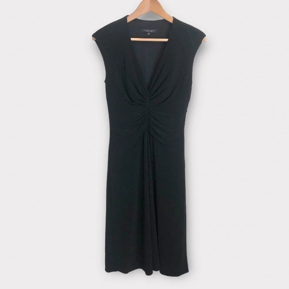 Vintage Laundry by Shelli Segal Sleeveless Ruched Waist Dress